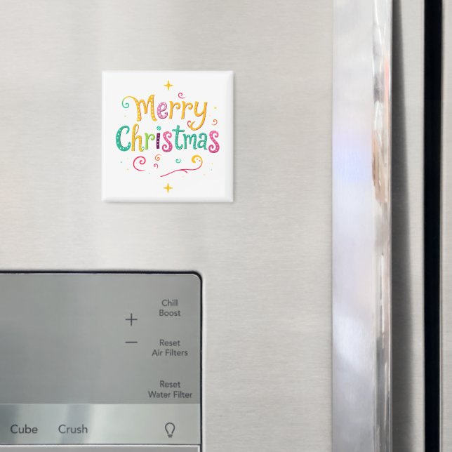 Aimant Joyeux Noël lumineux et frais (In situ (réfrigérateur))