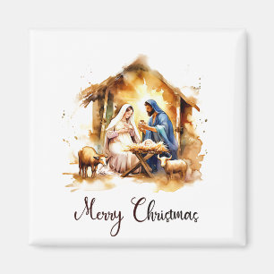 Aimant Joyeux Noël Nativité
