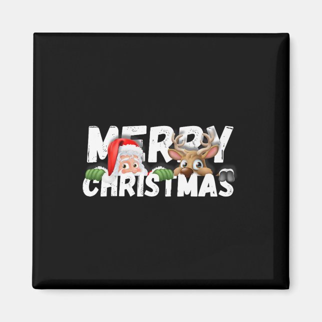 Aimant Joyeux Noël Père Noël (Devant)