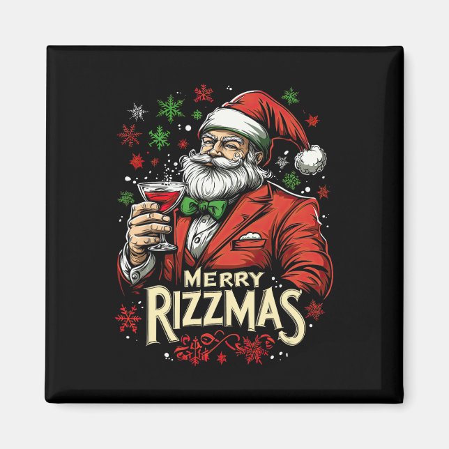 Aimant Joyeux Noël Père Noël (Devant)