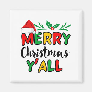 Aimant Joyeux Noël Y'all
