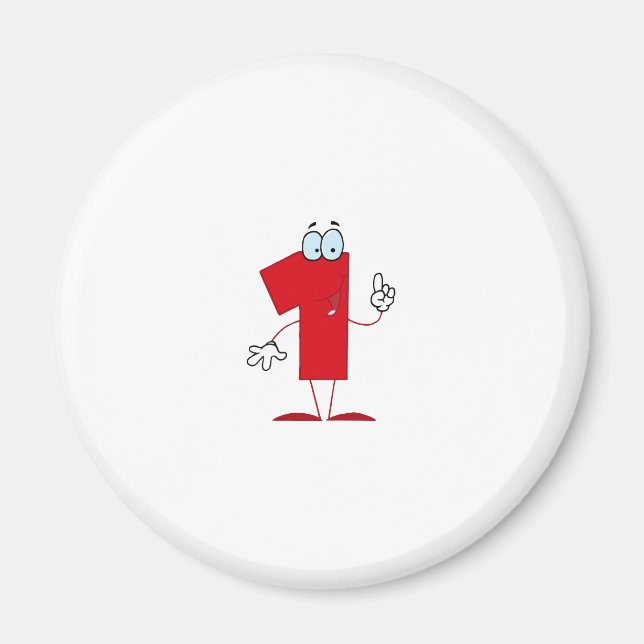Aimant Joyeux numéro 1 (Devant)