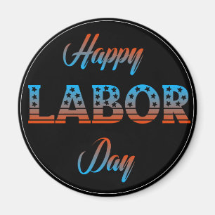 Aimant Joyeux panneau de la Fête du Travail