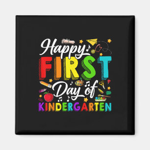 Aimant Joyeux premier jour de maternelle retour à l'école