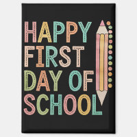 Joyeux premier jour d'école Retour à l'école