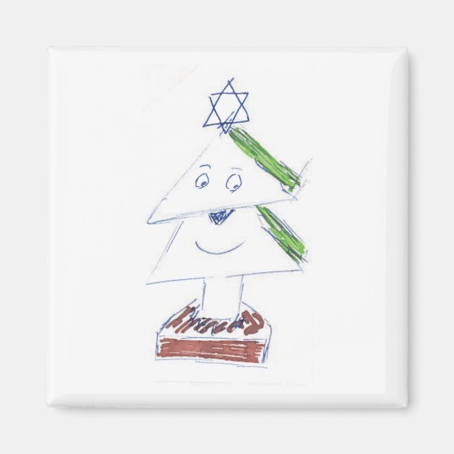 Aimant Joyeux sapin de Noël (Devant)