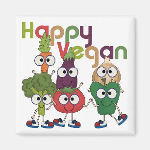 Aimant Joyeux Vegan
