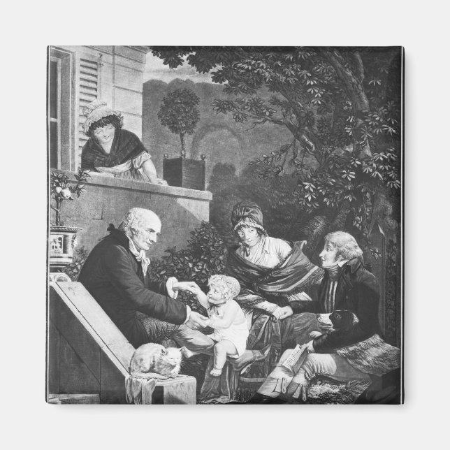 Aimant Joys d'être père, c.1797 (Devant)