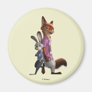 Aimant Judy et Nick Meilleurs Amis