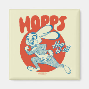 Aimant Judy Hopps - Allez hop !