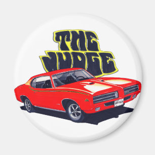 Aimant Juge GTO Red Car 1969