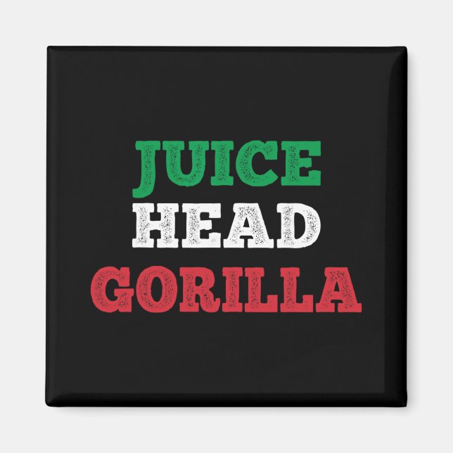 Aimant Juicehead Gorilla New Jersey Garden Nj Shore Itali (Devant)