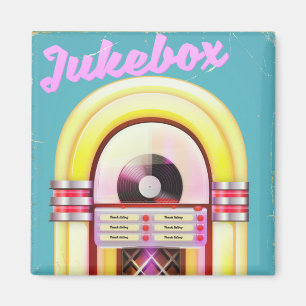Aimant Juke-box vintage de musique
