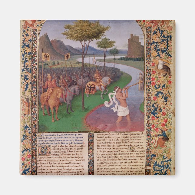 Aimant Julius César Traversant le Rubicon, vers 1470 (Devant)