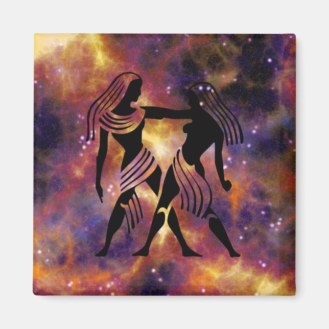 aimant jumeaux gemini (Devant)