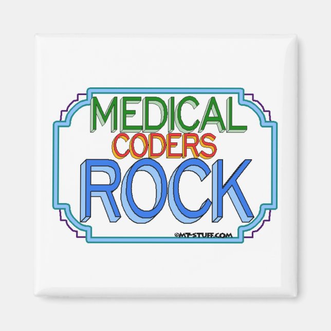Aimant Jupe de Medical Coders (Devant)