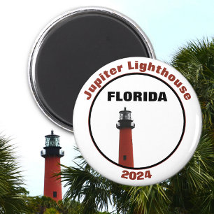 Aimant Jupiter Phare Floride Photographique Blanc