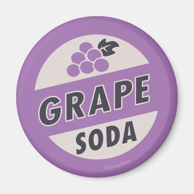 Aimant JUSQU' | Soda de raisin (Devant)