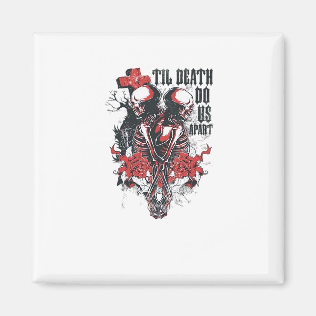 Aimant Jusqu'à ce que la mort nous sépare – Art de squele (Devant)