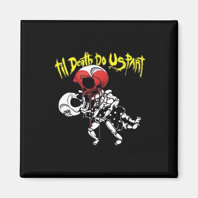 Aimant Jusqu'à ce que la mort nous sépare – Couple de squ (Devant)