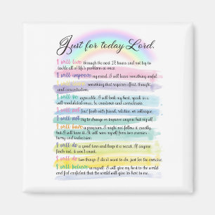 Aimant Juste pour aujourd'hui, Seigneur