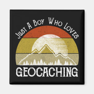 Aimant Juste Un Garçon Qui Aime Le Géocaching