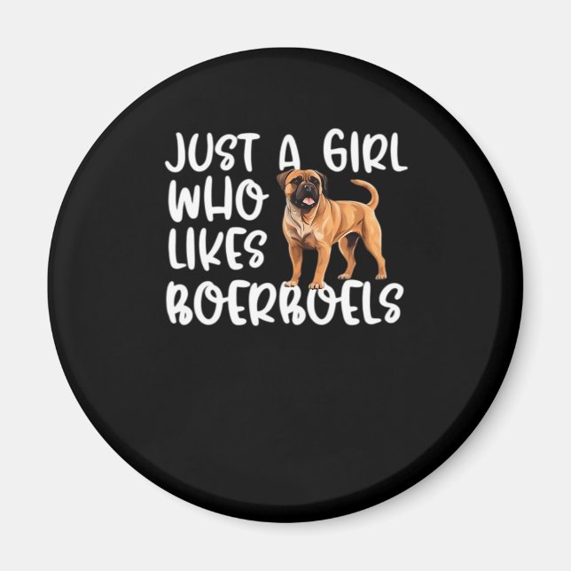 Aimant Juste Une Fille Qui Aime Boerboels Classic T-Shirt (Devant)
