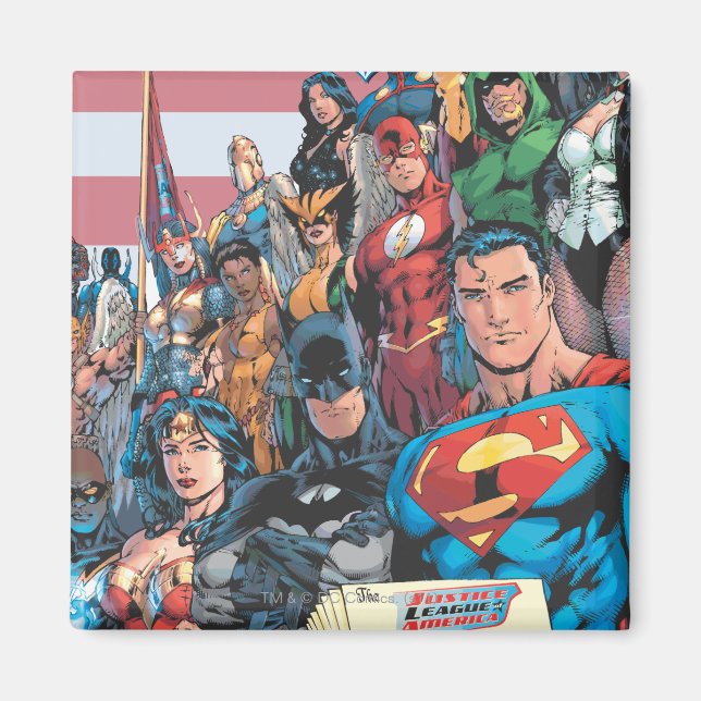 Aimant Justice League of America Première question (Devant)