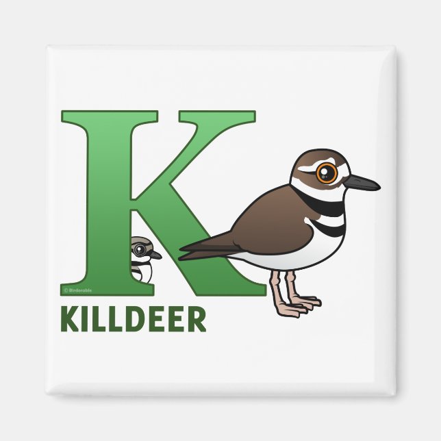 Aimant K est pour Killdeer (Devant)