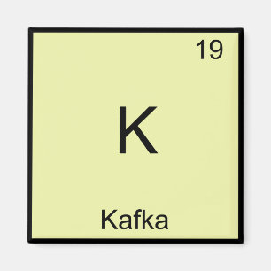 Aimant K - Kafka Funny Chimie Élément Symbole T-shirt