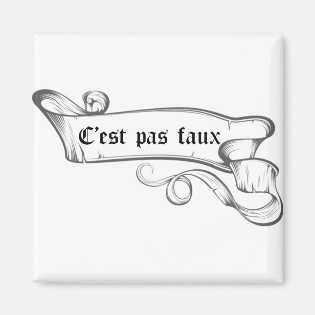 Aimant Kaamelott c'est pas faux (Devant)