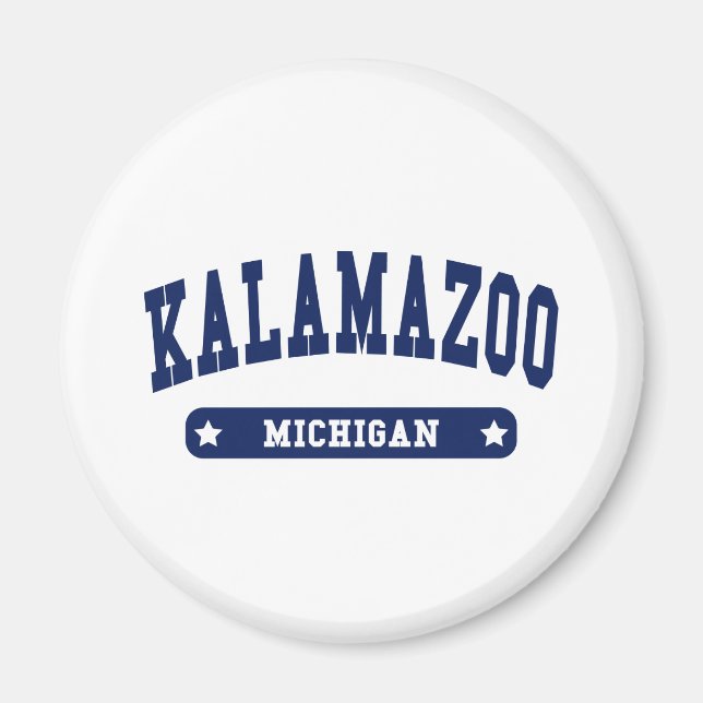 Aimant Kalamazoo Michigan College Style tee - shirt (Devant)