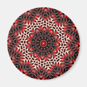 Aimant Kaleidoscope à feuilles chaudes