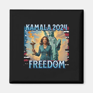 Aimant Kamala 2024 Pour La Campagne Du Président Lady Lib