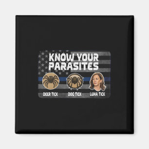 Aimant Kamala Connaissez Vos Parasites Deer Tick Dog Tick