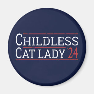Aimant Kamala Harris - Enfless Cat Lady 2024 I