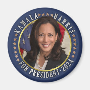 Aimant Kamala Harris pour le président démocrate 2024 Pho