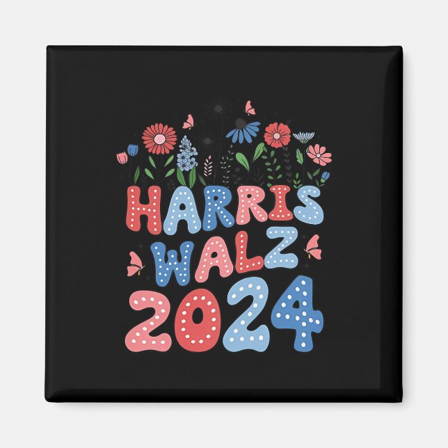 Aimant Kamala Harris Tim Walz (Devant)