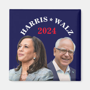 Aimant Kamala Harris Walz Photo - Président Vice Photos