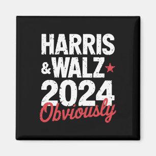 Aimant Kamala Walz Évidemment 2024 Harris Waltz 2024