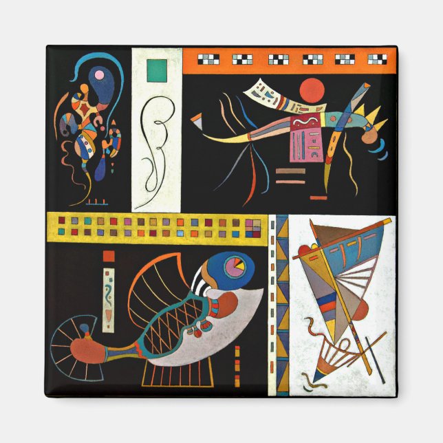 Aimant Kandinsky - Commuaunte (Devant)