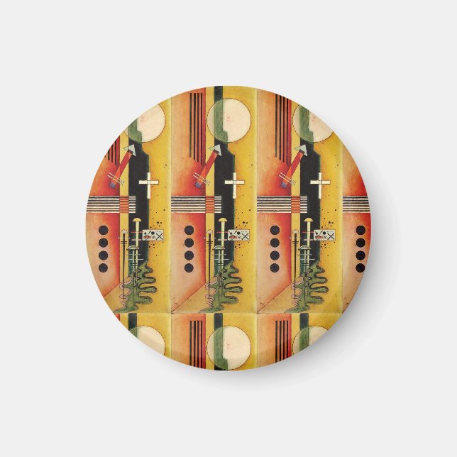 Aimant Kandinsky Moderne peinture Abstraite (Devant)