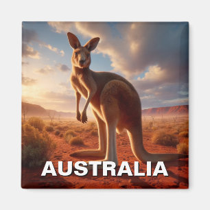 Aimant Kangaroo dans l'Outback Australie