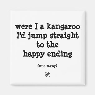 Aimant kangourou & bonheur