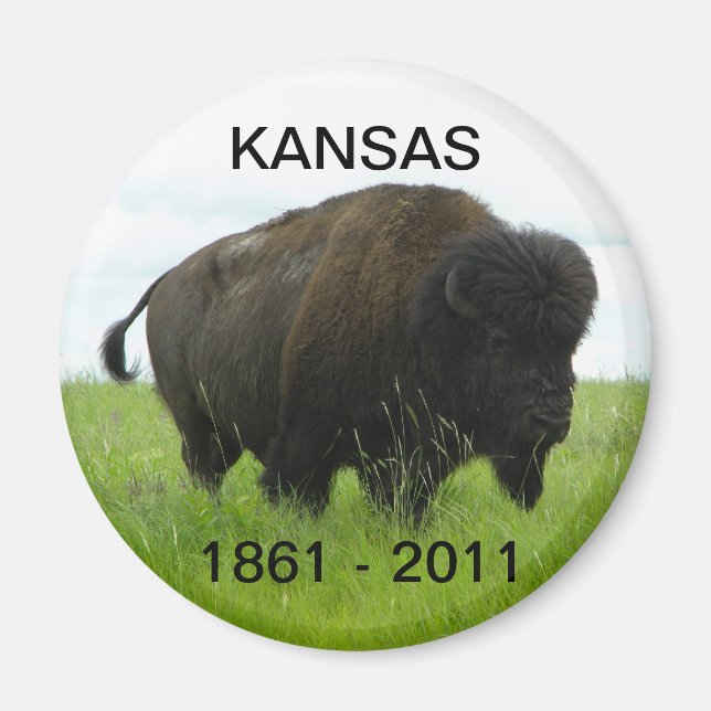 Aimant Kansas 1861 - 2011 (Devant)