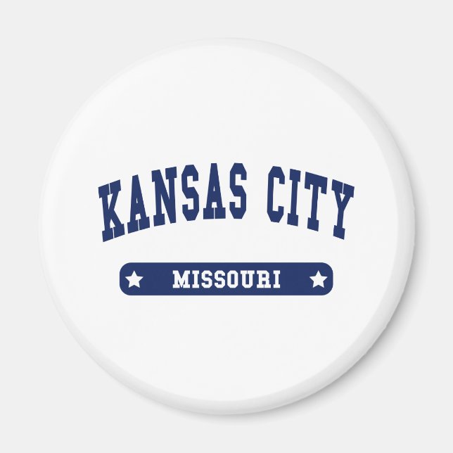 Aimant Kansas City Missouri College Style tee - shirt (Devant)