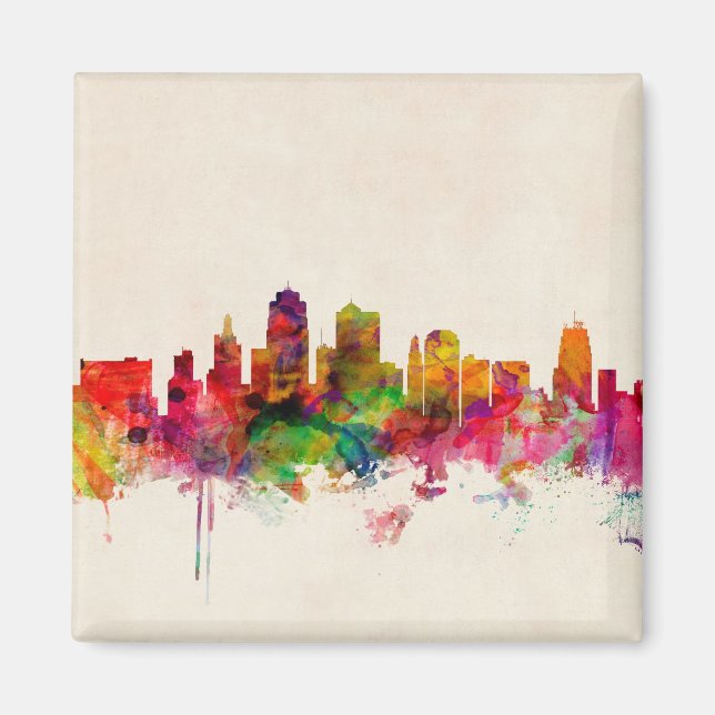 Aimant Kansas City Skyline (Devant)