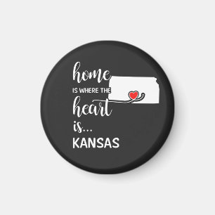 Aimant Kansas Home est le coeur