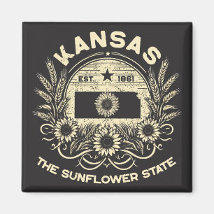 Aimant Kansas L'État Du Tournesol