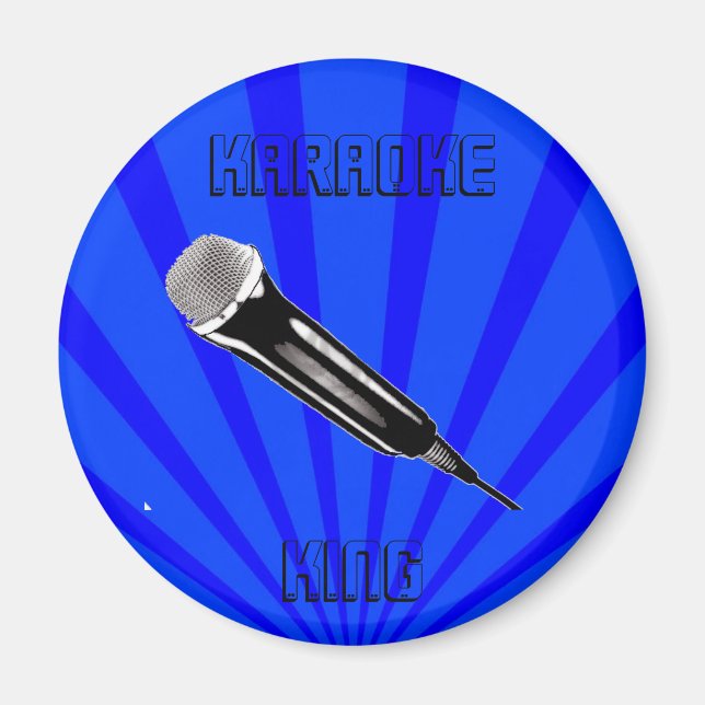 Aimant Karaoke King (Devant)
